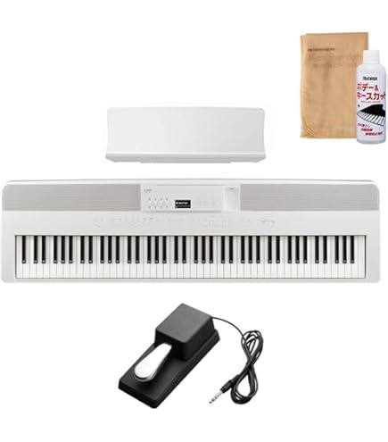 Amazon | KAWAI ES120LG ライトグレー 電子ピアノ 88鍵盤 X型スタンド